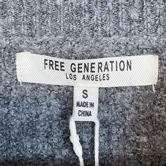 Free Generation Los Angeles Gray Sweater - Picture 4 of 6